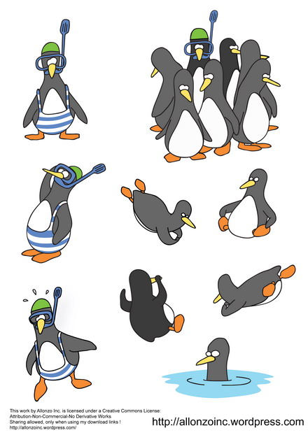 funny penguins. Funny Penguin Collection by