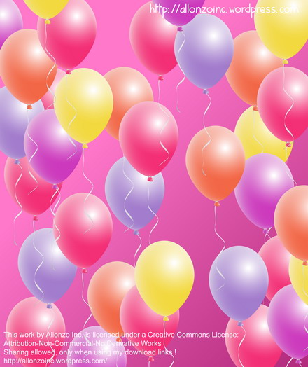 birthday balloons wallpaper. Colorful alloons