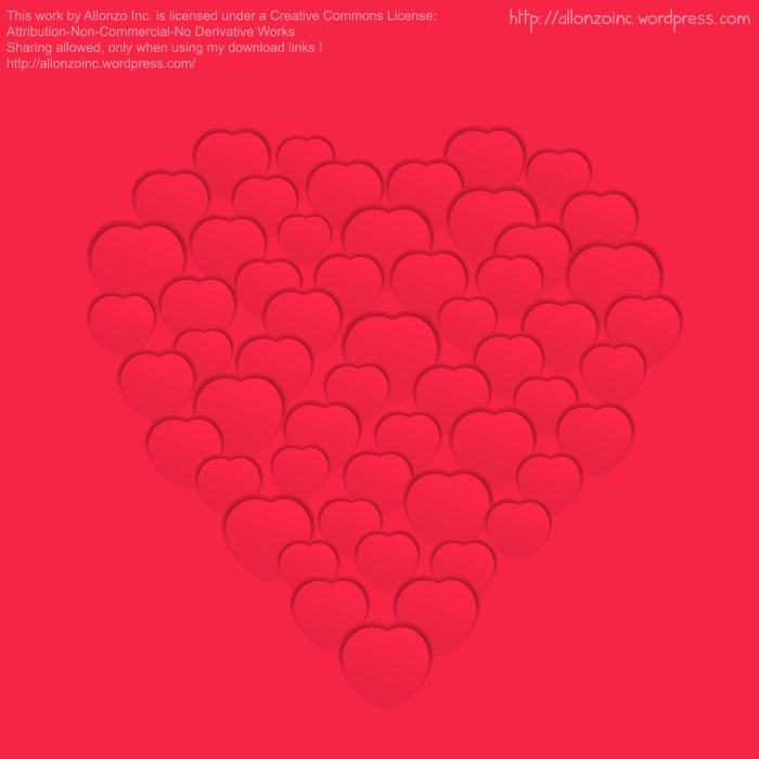 Vector - Valentine Heart Card 2 by Allonzo Inc Designs